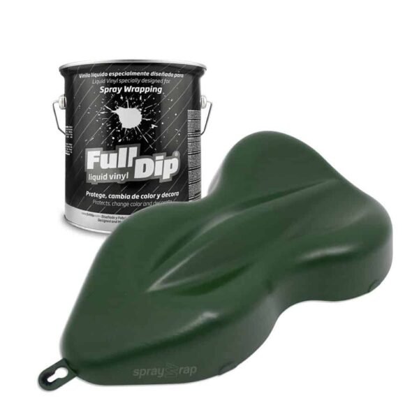 Full Dip kummivärv militaarne tume roheline 4 L