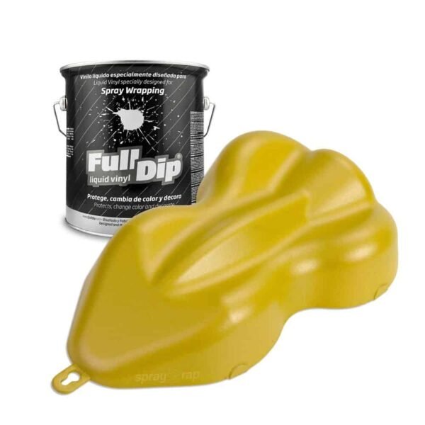 Full Dip kummivärv kollane metallik 4 L