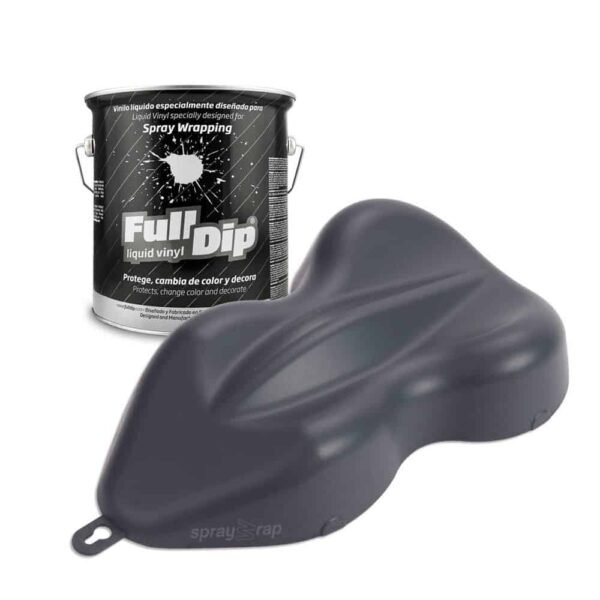 Full Dip kummivärv gun metal 4 L