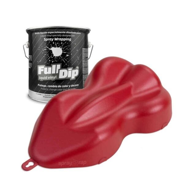 Full Dip kummivärv punane metallik 4 L