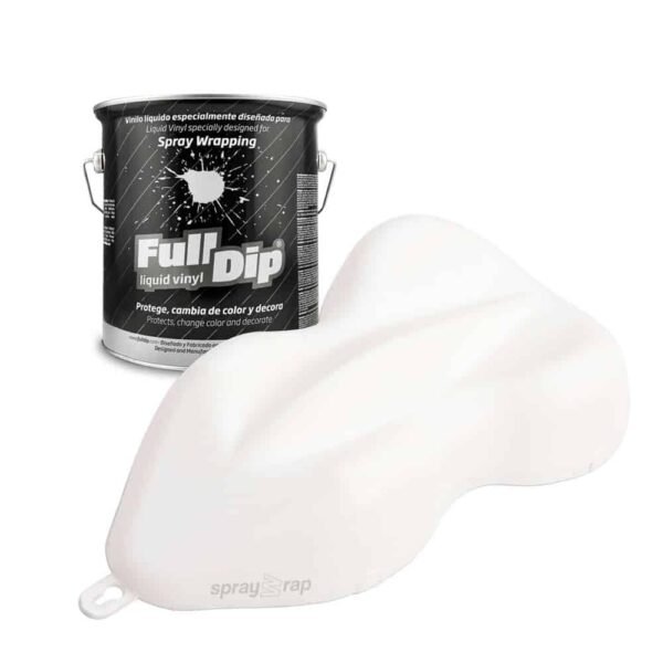 Full Dip kummivärv valge 4 L
