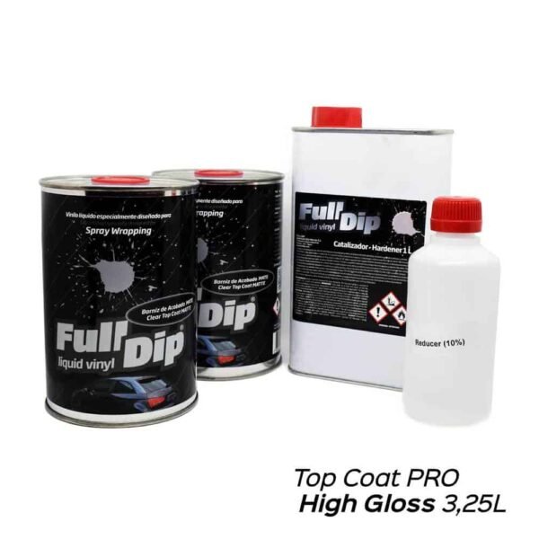 Full Dip 2K Topcoat PRO gloss 3.25 L